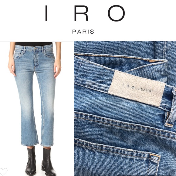 IRO Denim - IRO PARIS FREYA fit cropped jeans